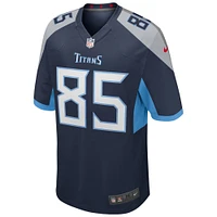 Maillot de joueur retraité Nike Derrick Mason pour hommes, bleu marine, Tennessee Titans Game