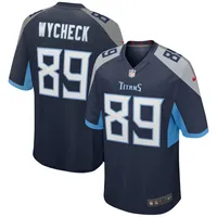 Maillot de joueur retraité Nike Frank Wycheck pour hommes, bleu marine, Tennessee Titans Game