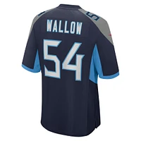 Men's Nike Garret Wallow  Navy Tennessee Titans Game Jersey