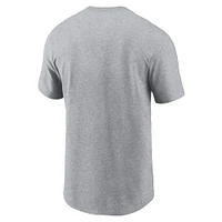 T-shirt essentiel avec logo des Titans du Tennessee Nike gris pour homme