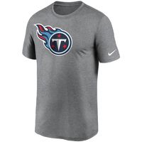 Men's Nike Heathered Charcoal Tennessee Titans Logo Essential Legend Performance T-Shirt