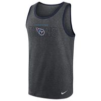 Men's Nike Heathered Charcoal Tennessee Titans Tri-Blend Tank Top