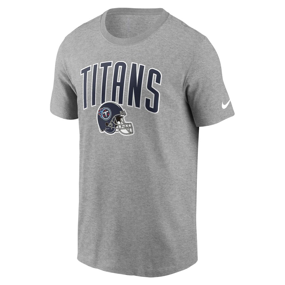 Men's Nike Heathered Gray Tennessee Titans Team Athletic T-Shirt