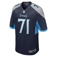 Maillot de match Nike Jaelyn Duncan bleu marine Tennessee Titans pour homme