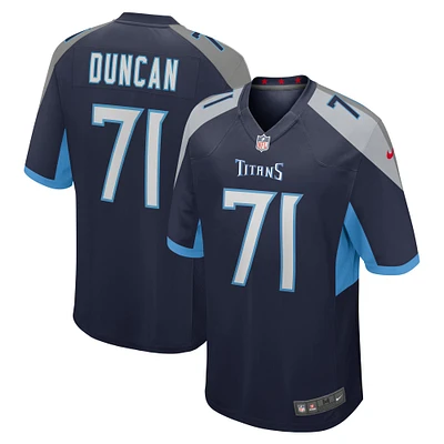 Men's Nike Jaelyn Duncan  Navy Tennessee Titans Game Jersey