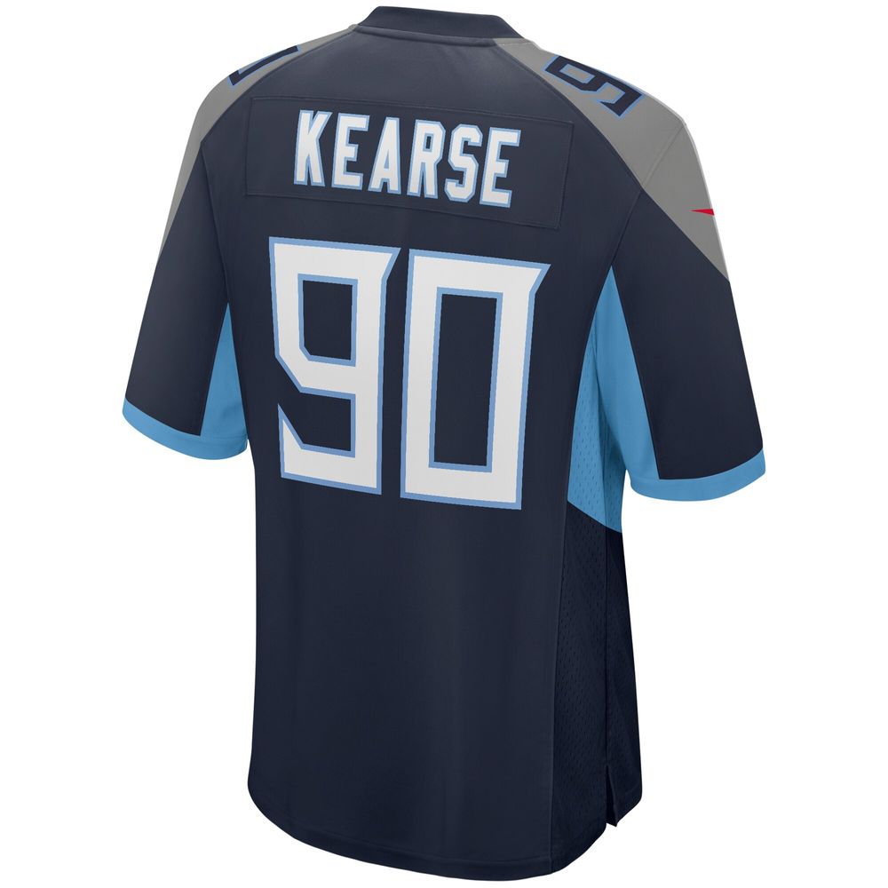 Men's Nike Jevon Kearse Navy Tennessee Titans Game Retired Player Jersey