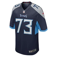 Men's Nike Justin Murray  Navy Tennessee Titans Team Game Jersey