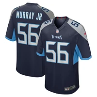 Maillot de match Nike Kenneth Murray Jr. bleu marine pour homme des Tennessee Titans