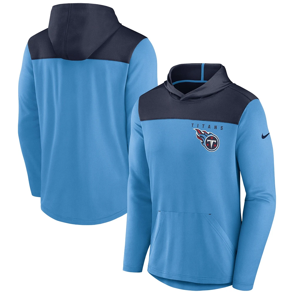 Men's Nike Light Blue Tennessee Titans Fan Gear Pullover Hoodie