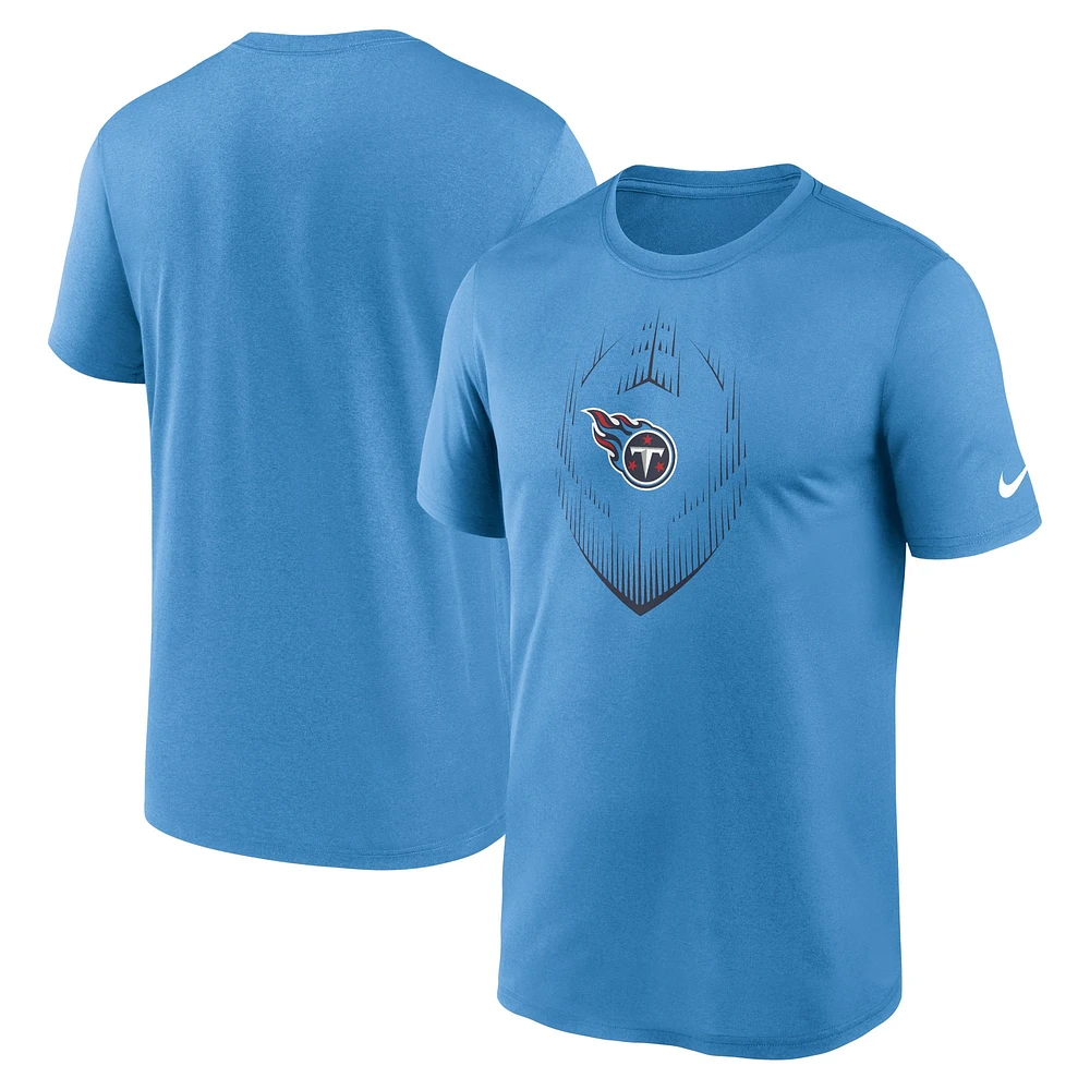 T-shirt Nike bleu clair Tennessee Titans Primetime Legend Icon Performance pour homme