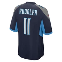 Maillot de match Nike Mason Rudolph bleu marine Tennessee Titans pour homme