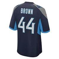 Men's Nike Mike Brown  Navy Tennessee Titans Game Jersey