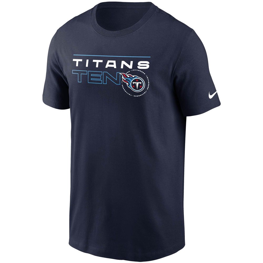 Men's Nike Navy Tennessee Titans Broadcast Essential T-Shirt