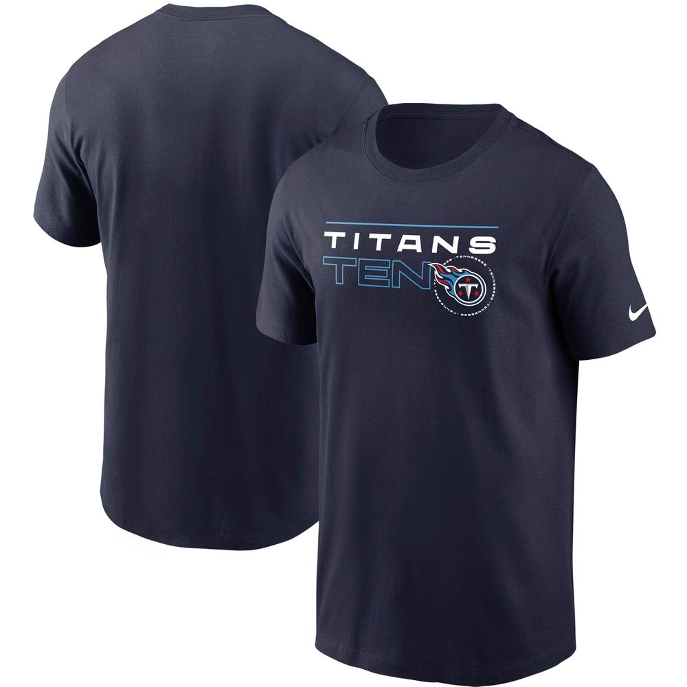 Men's Nike Navy Tennessee Titans Broadcast Essential T-Shirt