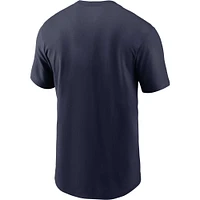 Men's Nike Navy Tennessee Titans Essential Blitz Lockup T-Shirt