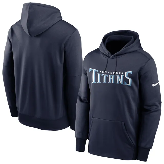 Nike Men's Tennessee Titans Sideline Player Navy Long Sleeve T-Shirt