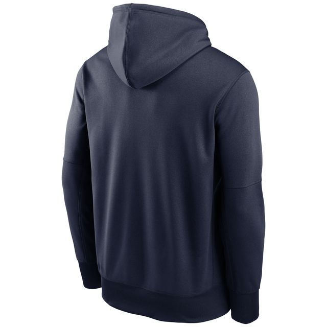 Sweat à capuche Nike Tennessee Titans Fan Gear Wordmark Performance pour homme - Bleu marine