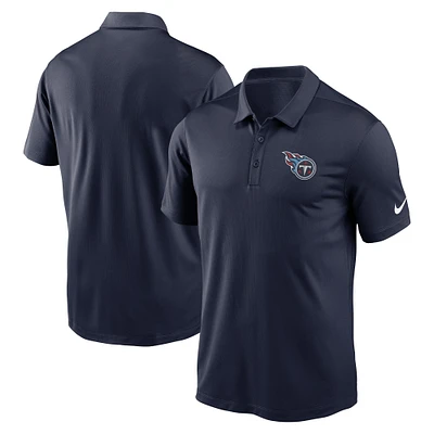 Polo de performance Nike pour hommes, bleu marine, Tennessee Titans Franchise