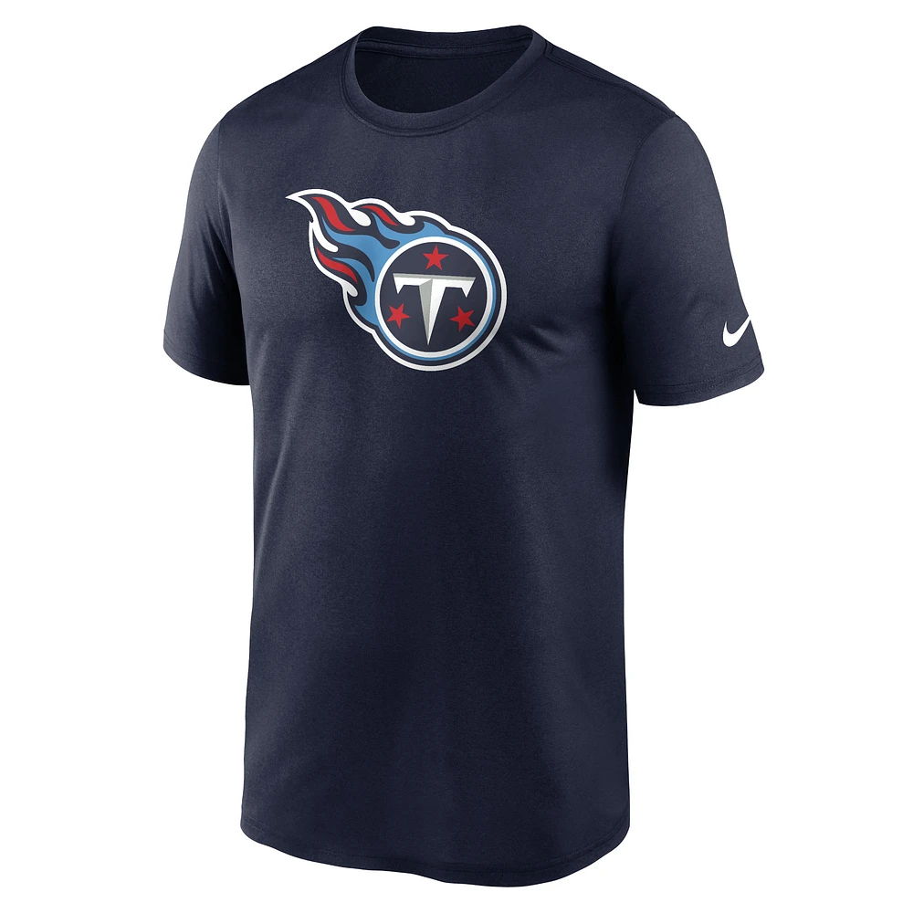 Men's Nike Navy Tennessee Titans Primetime Legend Logo Performance T-Shirt