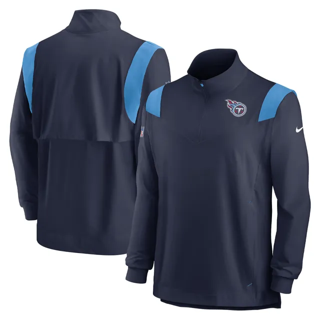 Lids Dallas Cowboys Nike Performance Sideline Lockup Full-Zip Hoodie - Navy