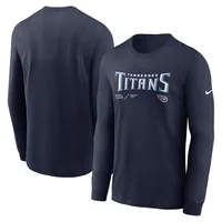 Lids Tennessee Titans NFL x Logo Lockup T-Shirt - Navy