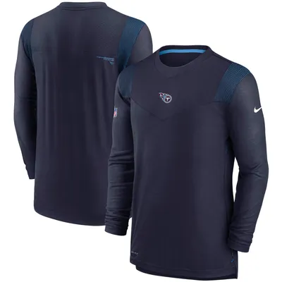 Men's Tennessee Titans Nike Navy Sideline Infograph Performance T-Shirt