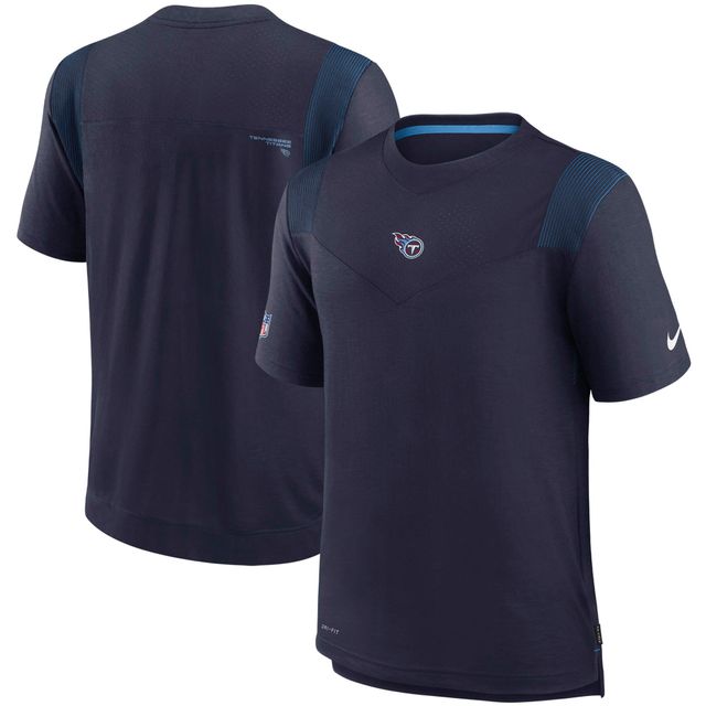 T-shirt Nike Tennessee Titans Sideline Player UV Performance pour homme - Bleu marine