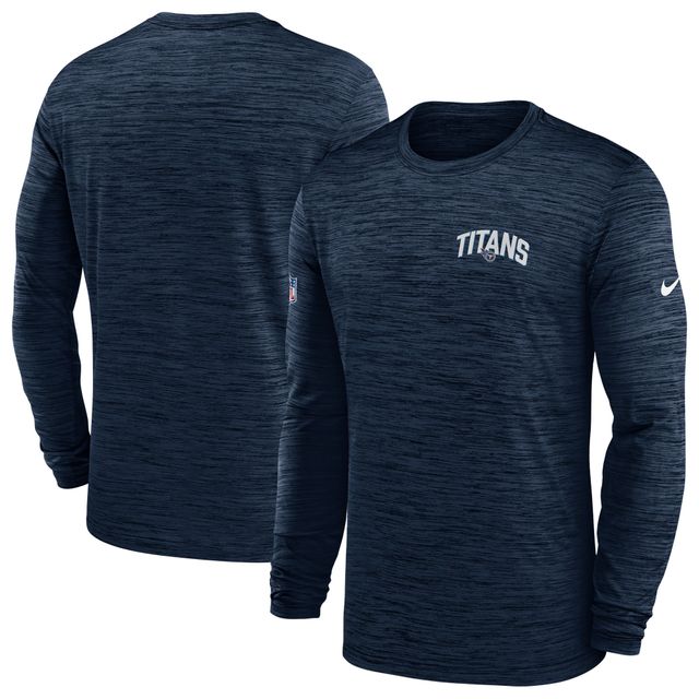 Nike Men'S Long-Sleeve Tennessee Titans Dri-Fit T-Shirt in Blue for