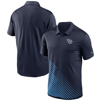 Polo Nike Tennessee Titans Vapor Performance pour homme - Bleu marine