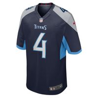 Men's Nike Ryan Stonehouse Navy Tennessee Titans Game Player Jersey