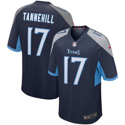 Men's Nike Ryan Tannehill Navy Tennessee Titans Game Player Jersey