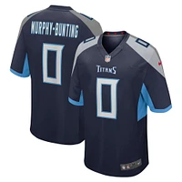 Maillot Nike Sean Murphy-Bunting pour homme, bleu marine, joueur de match des Titans du Tennessee