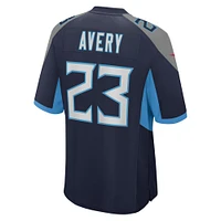 Men's Nike Tre Avery  Navy Tennessee Titans Team Game Jersey