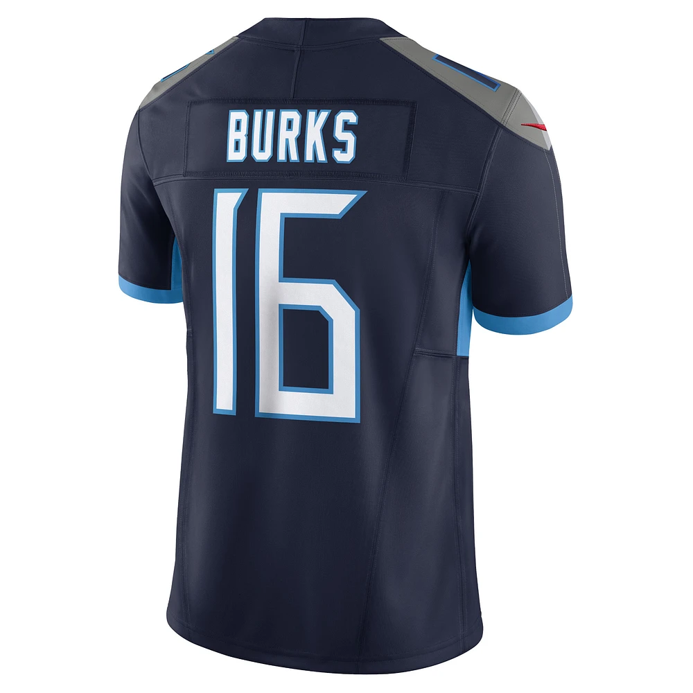 Nike Treylon Burks pour homme Marine Tennessee Titans Vapor F.U.S.E. Maillot limité