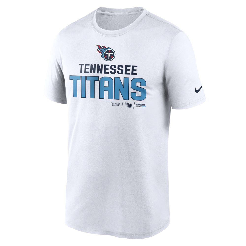 Men's Nike White Tennessee Titans Legend Community Performance T-Shirt