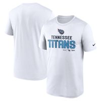 Men's Nike White Tennessee Titans Legend Community Performance T-Shirt