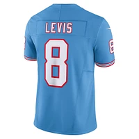 Men's Nike Will Levis Light Blue Tennessee Titans Alternate Oilers Throwback Vapor F.U.S.E. Limited Jersey