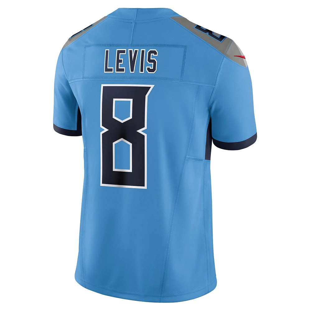 Maillot Nike Will Levis bleu clair pour homme des Titans du Tennessee Alternate Vapor F.U.S.E. Limited