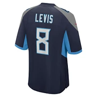 Maillot de match Nike Will Levis bleu marine Tennessee Titans pour homme