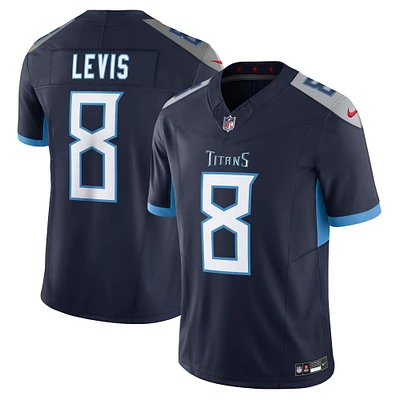 Maillot Nike Will Levis bleu marine Tennessee Titans Vapor F.U.S.E. Limited pour homme