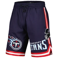 Short classique en chenille Pro Standard pour hommes, Tennessee Titans, bleu marine