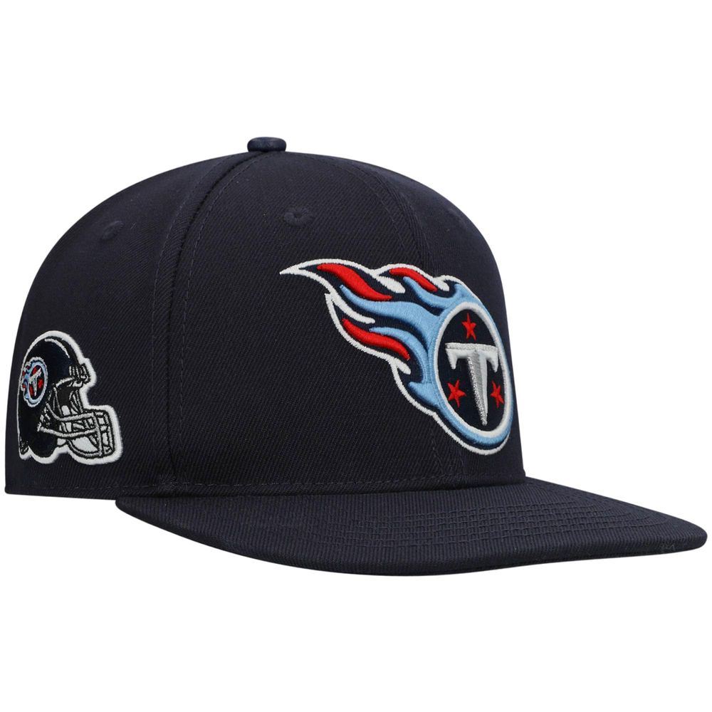 Men's Pro Standard Navy Tennessee Titans Logo II Snapback Hat