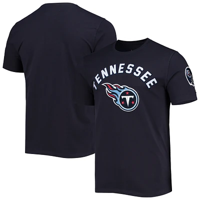 Men's Pro Standard Navy Tennessee Titans Team Classic Bristle Slim-Fit T-Shirt