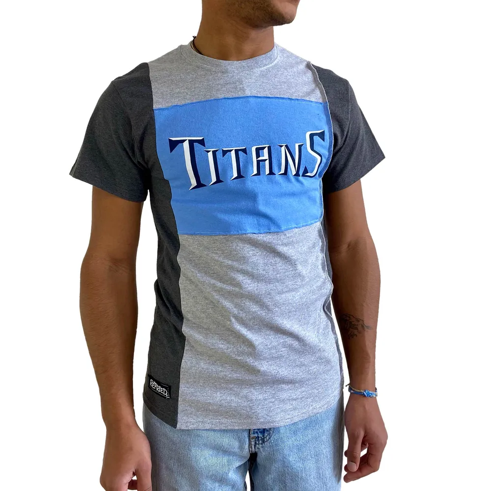 Lids Tennessee Titans Refried Apparel Sustainable Split T-Shirt - Heather  Gray