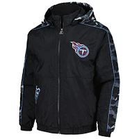 Sweat à capuche entièrement zippé Starter Black Tennessee Titans Thursday Night Gridiron pour hommes