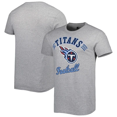 T-shirt Starter gris chiné Tennessee Titans Prime Time pour homme