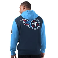 Men's Starter Navy Tennessee Titans Extreme Pullover Hoodie