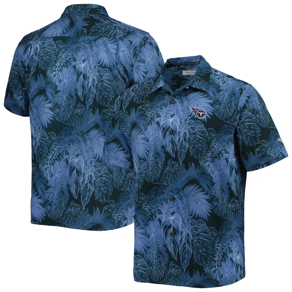 Lids Detroit Lions Tommy Bahama Big & Tall Coast Luminescent Fronds Camp  IslandZone Button-Up Shirt - Blue