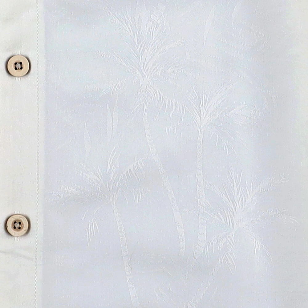 Chemise de camp boutonnée Tommy Bahama White Buffalo Bills Sport Coconut Point Palm Vista IslandZone pour hommes