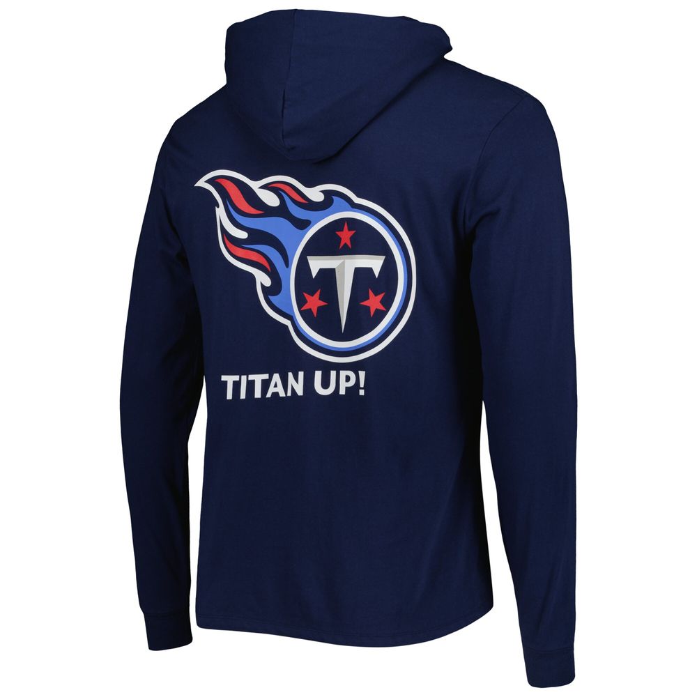 Men's Vineyard Vines Navy Tennessee Titans Local Long Sleeve Hoodie T-Shirt